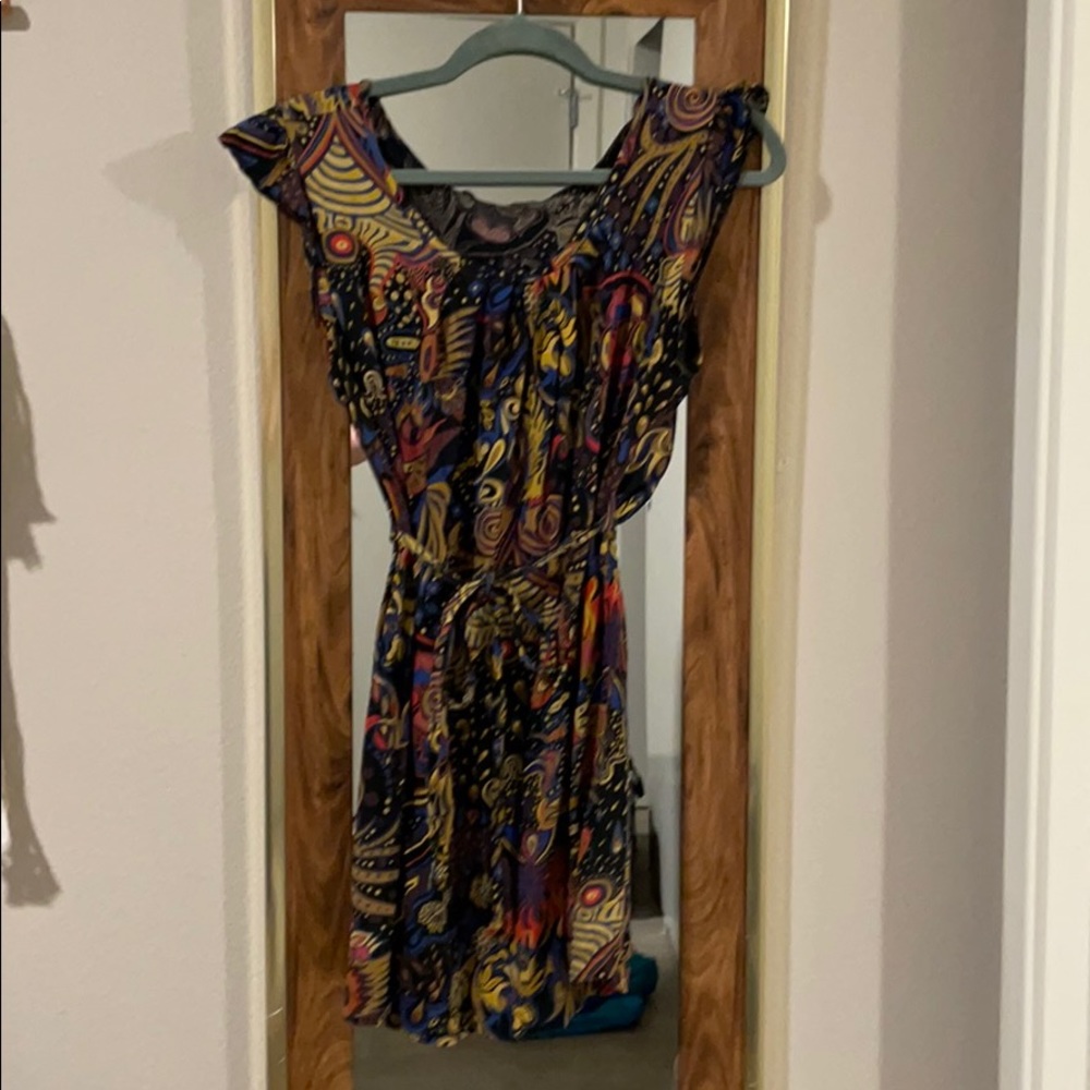 Colorful Cotton Mini Dress